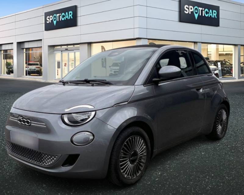 Fiat 500 cabriolet peu kilométré à moins de 20000km à vendre chez Dubreil Automobiles à Auterive au sud de Toulouse