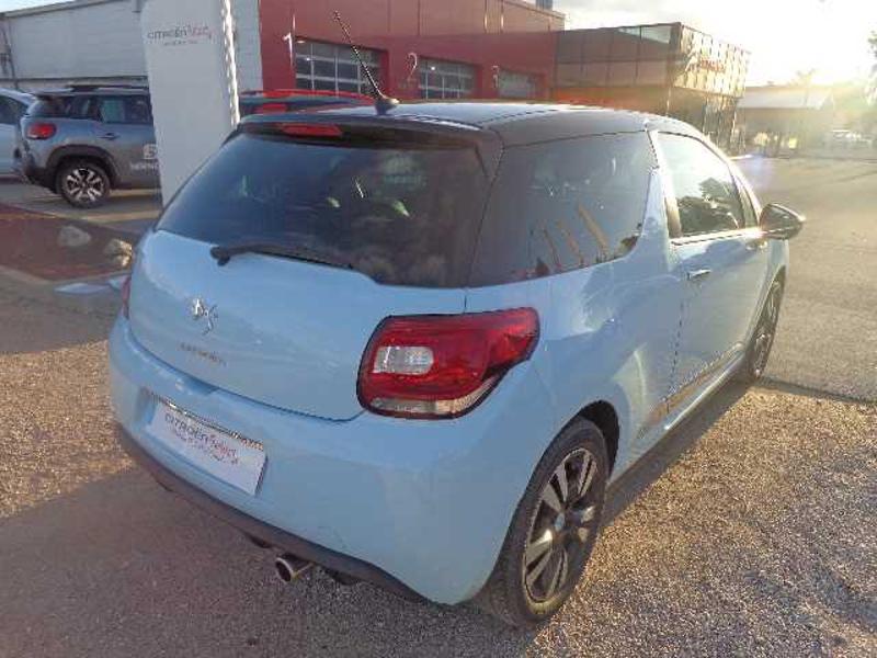 Occasion CITROEN DS3 1.6 e-HDi90 diesel  So Chic 5cv bleu toit noir à Roquettes ou Auterive au sud de Toulouse