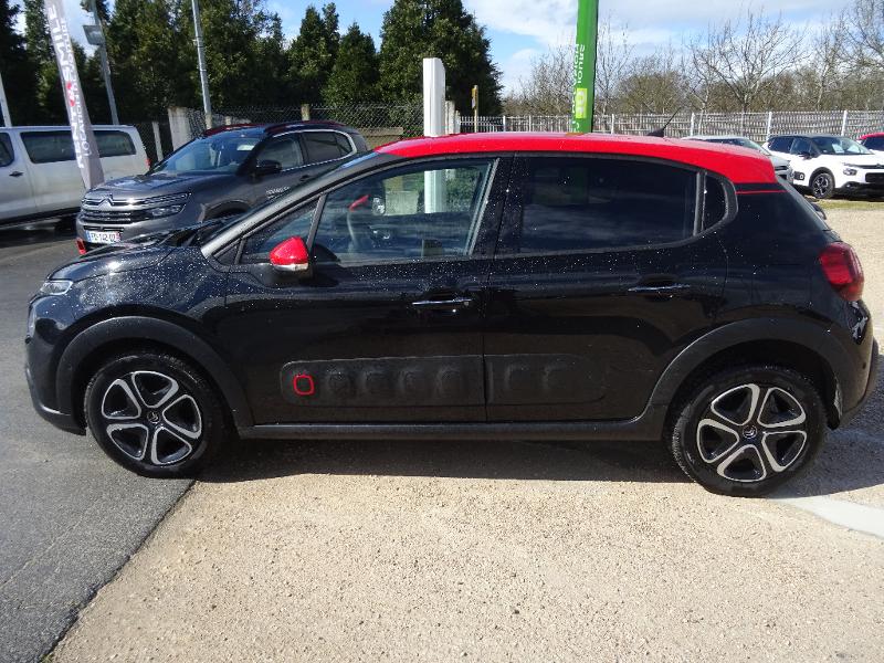 CITROEN C3 occasion puretech 82ch essence noire toit rouge faible kilométrage à Roquettes ou à Auterive près de Toulouse