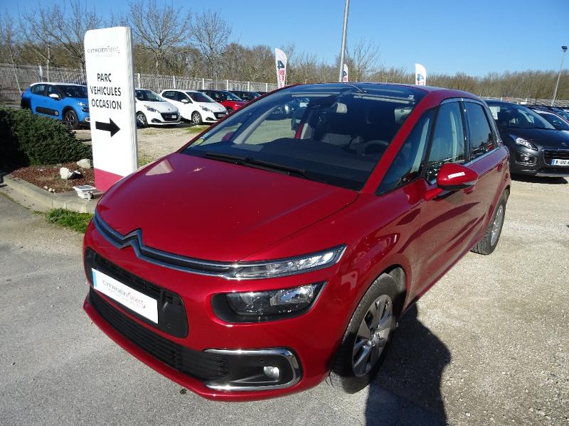 ACHETER UNE VOITURE FAMILIALE OCCASION REVISE CITROEN C4 Picasso BlueHDi 120ch ROUGE A ROQUETTES OU AUTERIVE DANS LE 31 TOULOUSE