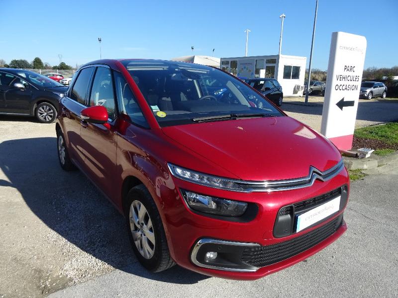 ACHETER UNE VOITURE FAMILIALE OCCASION REVISE CITROEN C4 Picasso BlueHDi 120ch ROUGE A ROQUETTES OU AUTERIVE DANS LE 31 TOULOUSE