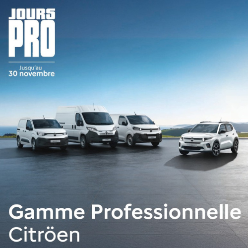 Profitez d'offres unique pendant les jours pro jusqu'au 30 novembre sur les véhicules utilitaires et particuliers neuf au garage Bouscatel à Roquettes