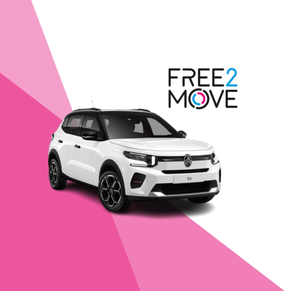 Louer une nouvelle C3 en courte durée à prix attractif avec Free2move Roquettes au sud de Toulouse