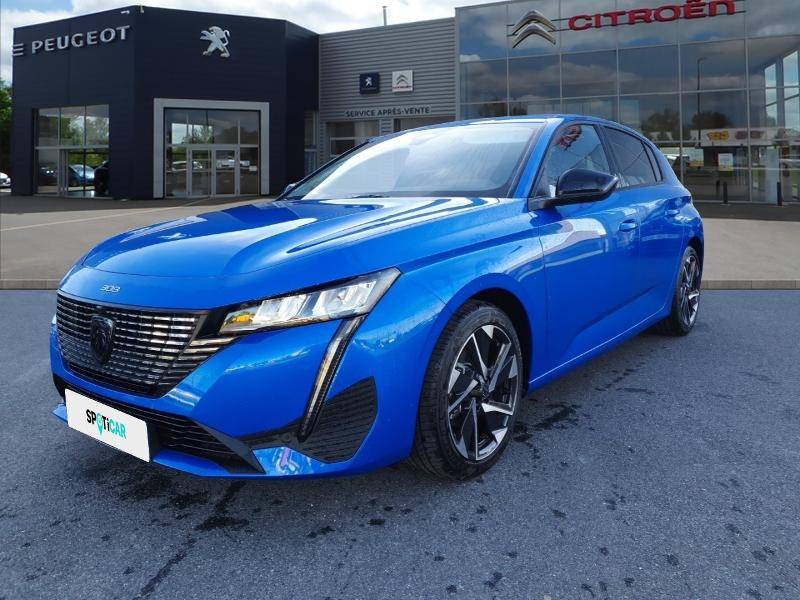 VEND NOUVELLE PEUGEOT 308 1.2 PURE TECH 130 ALLURE PACK BLEUE GARAGE DUBREIL AUTOMOBILES AUTERIVE PROCHE PAMIERS
