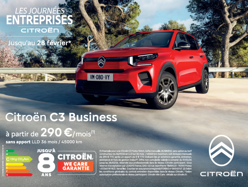 Les journées entreprises Citroën nouvelle C3