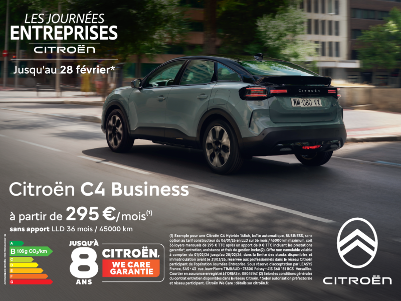Les journées entreprises Citroën nouvelle C4